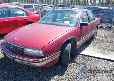 1992 Buick Regal Limited из США, поврежденный, VIN 2G4WD51L6N1491685